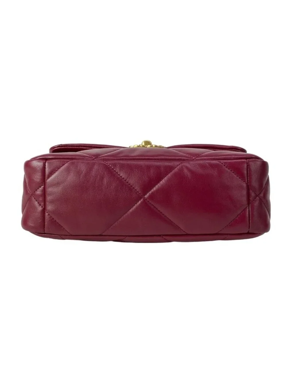 Chanel Shoulder Bag 19 Bordeaux Metal 2-Way Chain